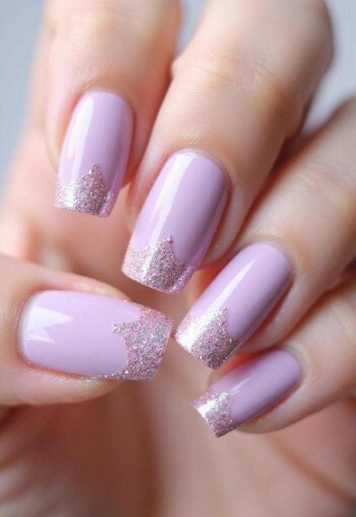 12 Pastel Spring Nail Designs That'll Make You Want to Show Off Your Hands! - 11. Pastel Glitter Fade