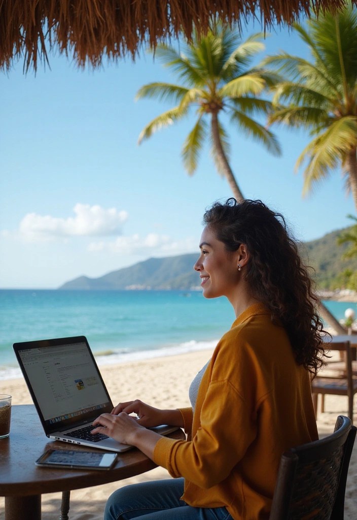 15 Cheap Travel Tips That'll Make You Feel Like a Jetsetter on a Dime! - 13. Work Remotely While Traveling