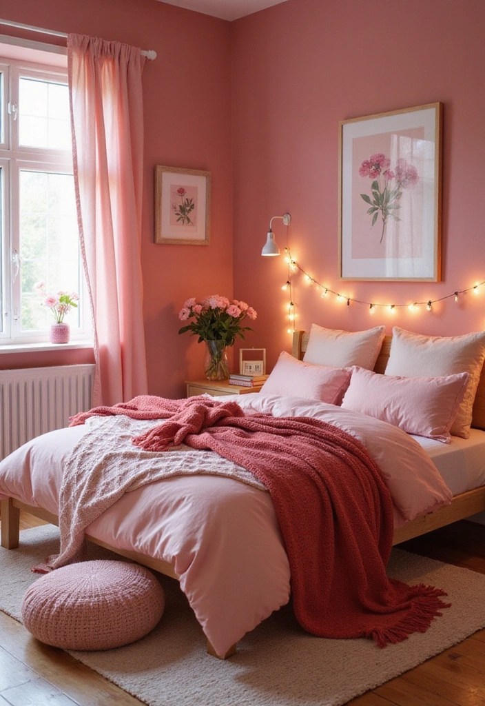16 Cherry Color Schemes That Will Revitalize Your Home Decor! - 12. Cherry and Blush Pink Bliss