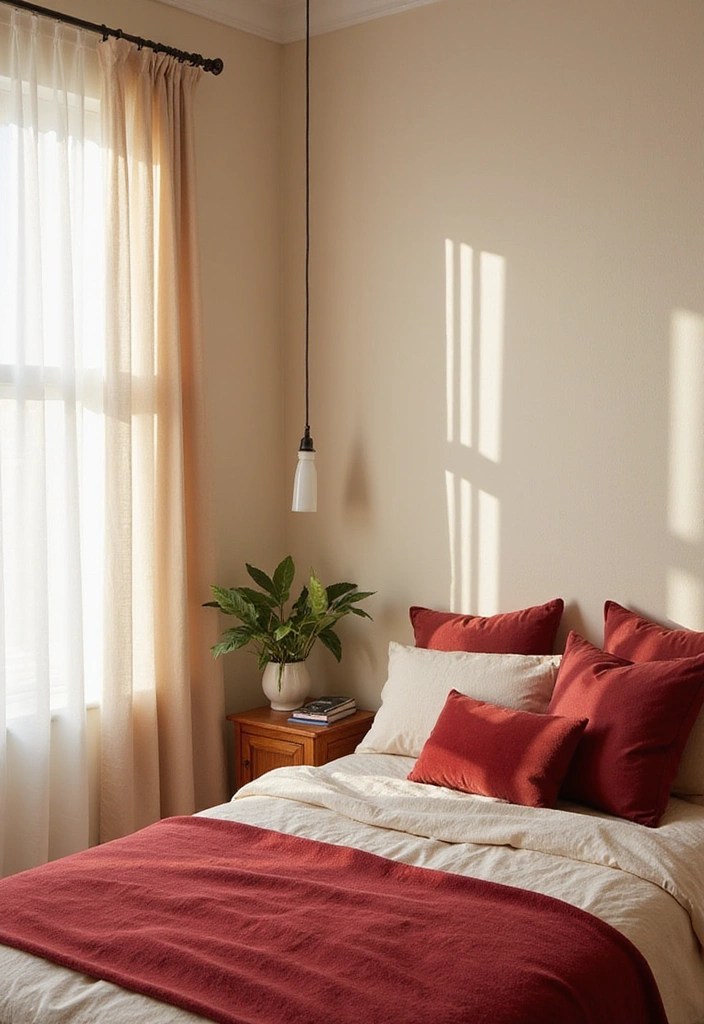 16 Cherry Color Schemes That Will Revitalize Your Home Decor! - 2. Cherry and Cream Delight