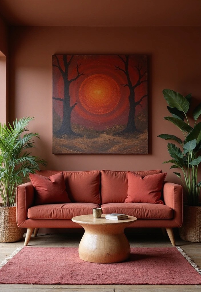 16 Cherry Color Schemes That Will Revitalize Your Home Decor! - 8. Cherry and Earthy Browns