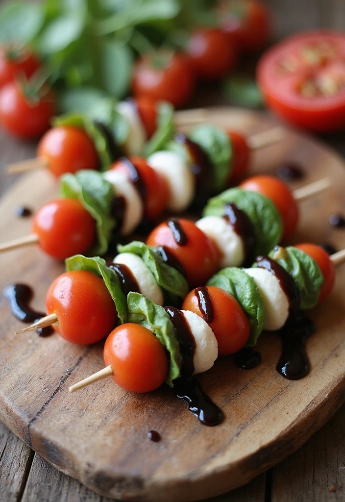 The Easiest DIY Recipes to Impress Any Guest - 1. Mini Caprese Skewers