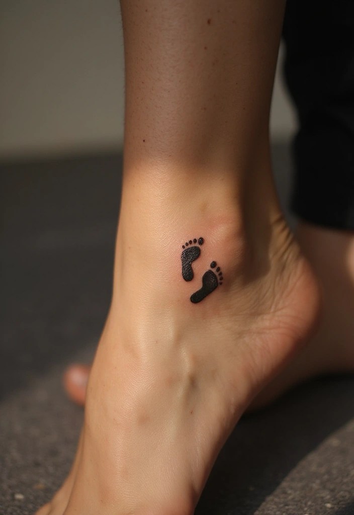 16 Small Cultural Tattoos to Celebrate Your Heritage (You’ll Love #11!) - 12. Ancestral Footprints