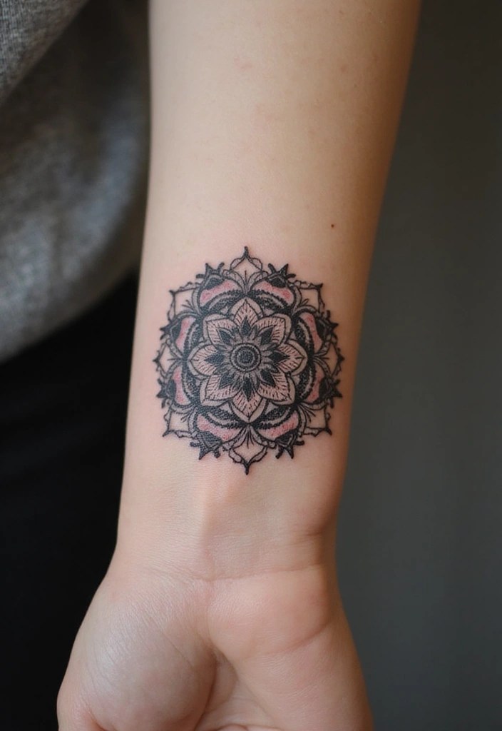 16 Small Cultural Tattoos to Celebrate Your Heritage (You’ll Love #11!) - 5. Mandala Designs