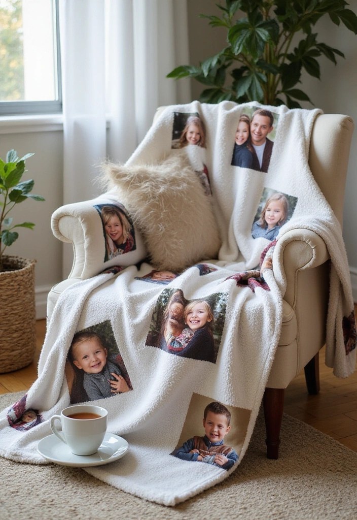 20 Personalized Mother's Day Gifts That Will Make Her Heart Melt (Don’t Miss #12!) - 11. Custom Blanket