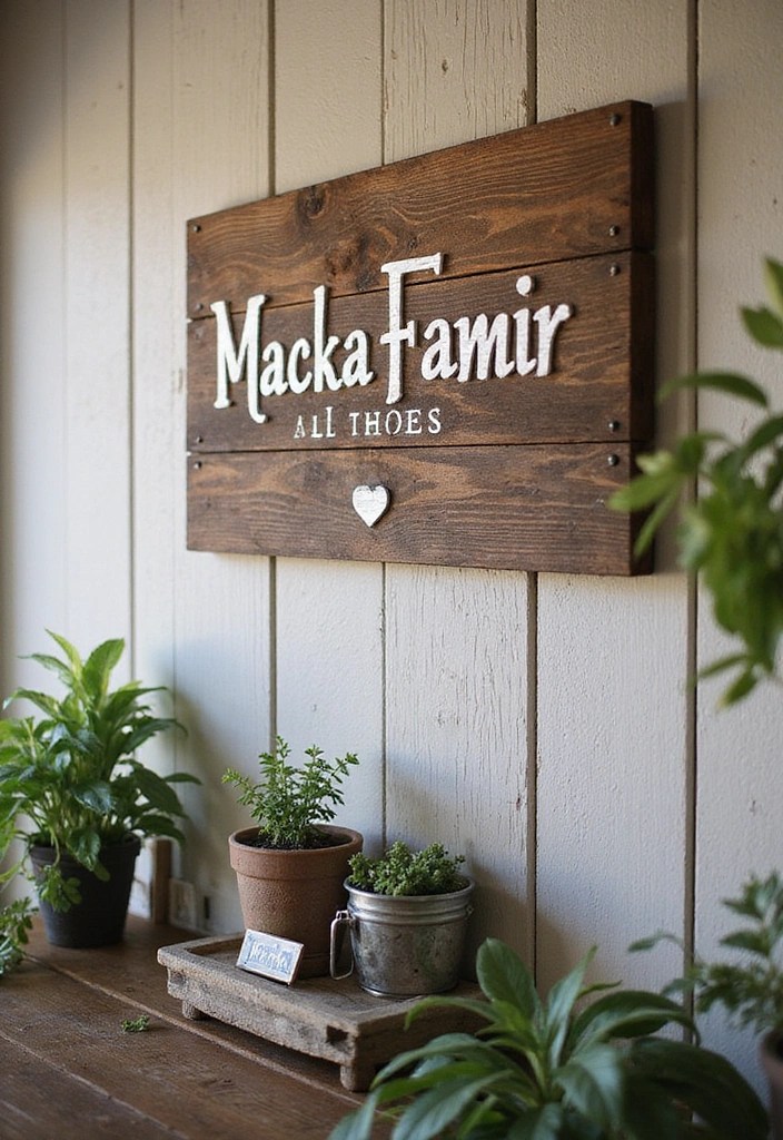 20 Personalized Mother's Day Gifts That Will Make Her Heart Melt (Don’t Miss #12!) - 12. Family Name Sign (Don’t Miss This One!)